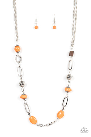 Barefoot Bohemian - Orange Necklace