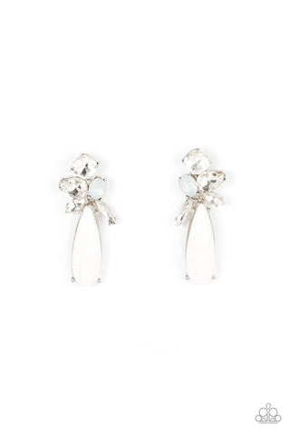 DIY Dazzle - White Post Earring