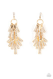 Fan of Glam - Gold Post Earring