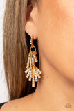 Fan of Glam - Gold Post Earring