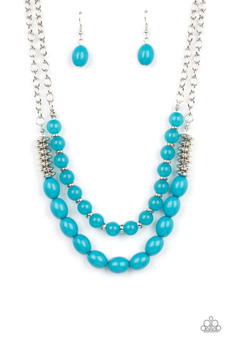 Venetian Voyage - Blue Necklace