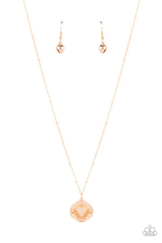 Lovestruck Shimmer - Gold Necklace