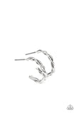 Irresistibly Intertwined - Silver Hoop Earring