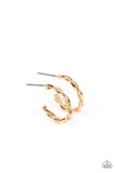 Irresistibly Intertwined - Gold Hoop Earring