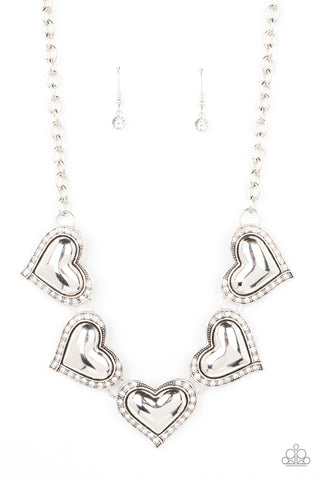 Kindred Hearts - White Necklace