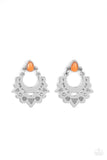 Earthy Zeal - Orange Post Earring