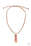 Holistic Harmony - Orange Necklace