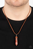 Holistic Harmony - Orange Necklace