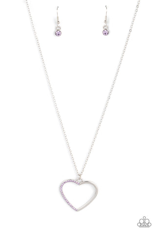 Love to Sparkle - Purple Necklace