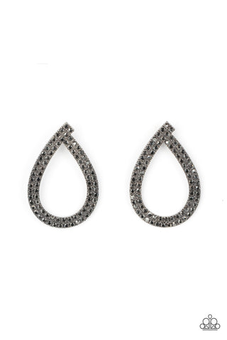 Diva Dust - Black Post Earring