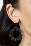 Floral Halos - Pink Earring