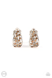 Extra Effervescent - Brown Clip-On Earring