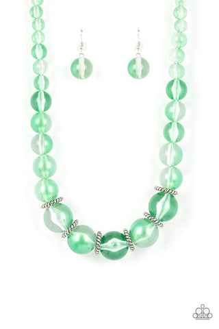 Marina Mirage - Green Necklace