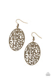 Secret Orchards - Brass Earring