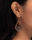 Sojourn Shimmer - Copper Earring