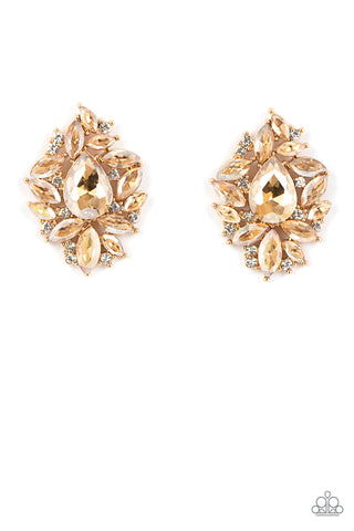 We All Scream for Ice QUEEN - Gold Post Earring