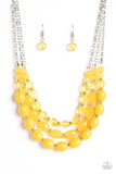 Tropical Hideaway - Yellow Necklace