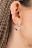 BEVEL Up - Rose Gold Hoop Earring