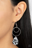 Terrazzo Tempo - Black Earring