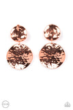 Rush Hour - Copper Clip-On Earring