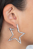 All-Star Attitude - Silver Hoop Earring