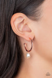 GLAM Overboard - Copper Hoop Earring