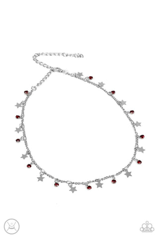 Little Lady Liberty - Red Necklace