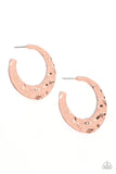 Make a Ripple - Copper Hoop Earring