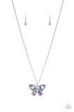 Free-Flying Flutter - Blue Necklace