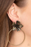 Buttercup Bliss - Brass Post Earring