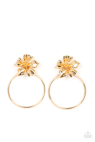 Buttercup Bliss - Gold Post Earring