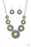 Garden Glade - Yellow Necklace