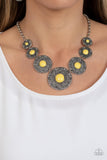 Garden Glade - Yellow Necklace