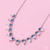 Razor-Sharp Refinement - Blue Necklace