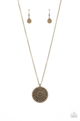 Summer HOMESTEAD - Brass Necklace