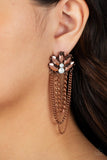 Reach for the SKYSCRAPERS - Copper Post Earring