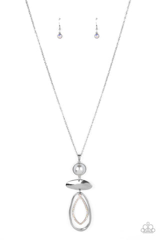 Modern Day Demure - Silver Necklace