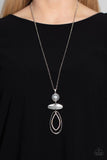 Modern Day Demure - Silver Necklace