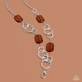 Stained Glass Glamour - Brown Lanyard