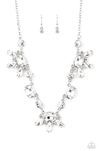 GLOW-trotting Twinkle - White Necklace