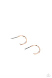 Ultra Upmarket - Rose Gold Hoop Earring