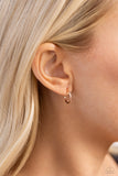 Ultra Upmarket - Rose Gold Hoop Earring