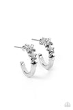 Starfish Showpiece - White Hoop Earring