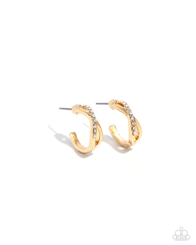 Horoscopic Helixes - Gold Hoop Earring