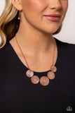 Medaled Mosaic - Copper Necklace