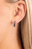 Rugged Rockstar - Silver Hoop Earring