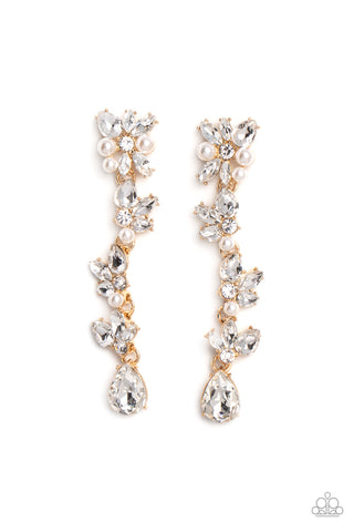 LIGHT at the Opera - Gold Post Earring