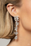 LIGHT at the Opera - White Post Earring