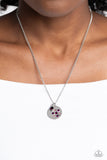 Dandelion Delights - Purple Necklace