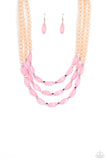 I BEAD You Now - Pink Necklace